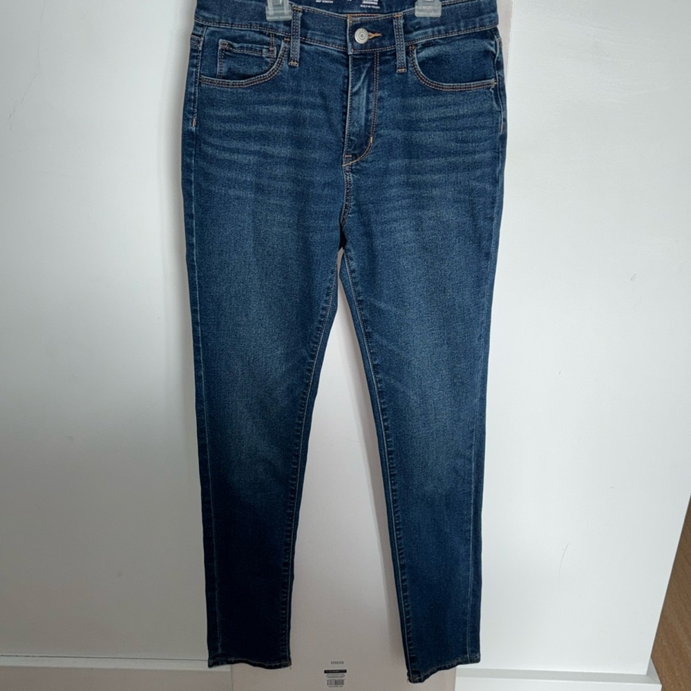OLD NAVY HIGH RISE ROCKSTAR JEGGINGS - Dark Wash